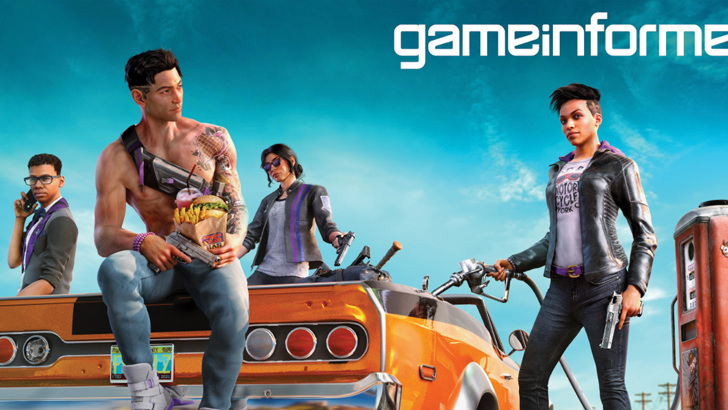 Saints Row featured on the front cover of Game Informer